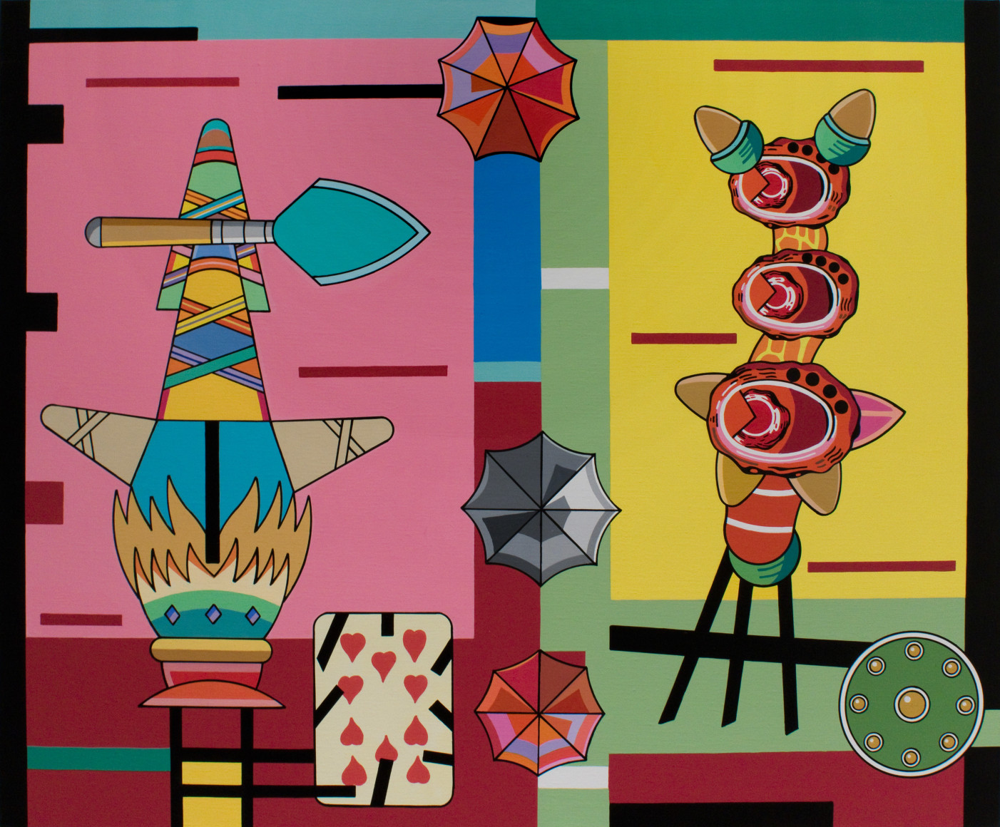 Trevor Winkfield  The Acrobats  2015