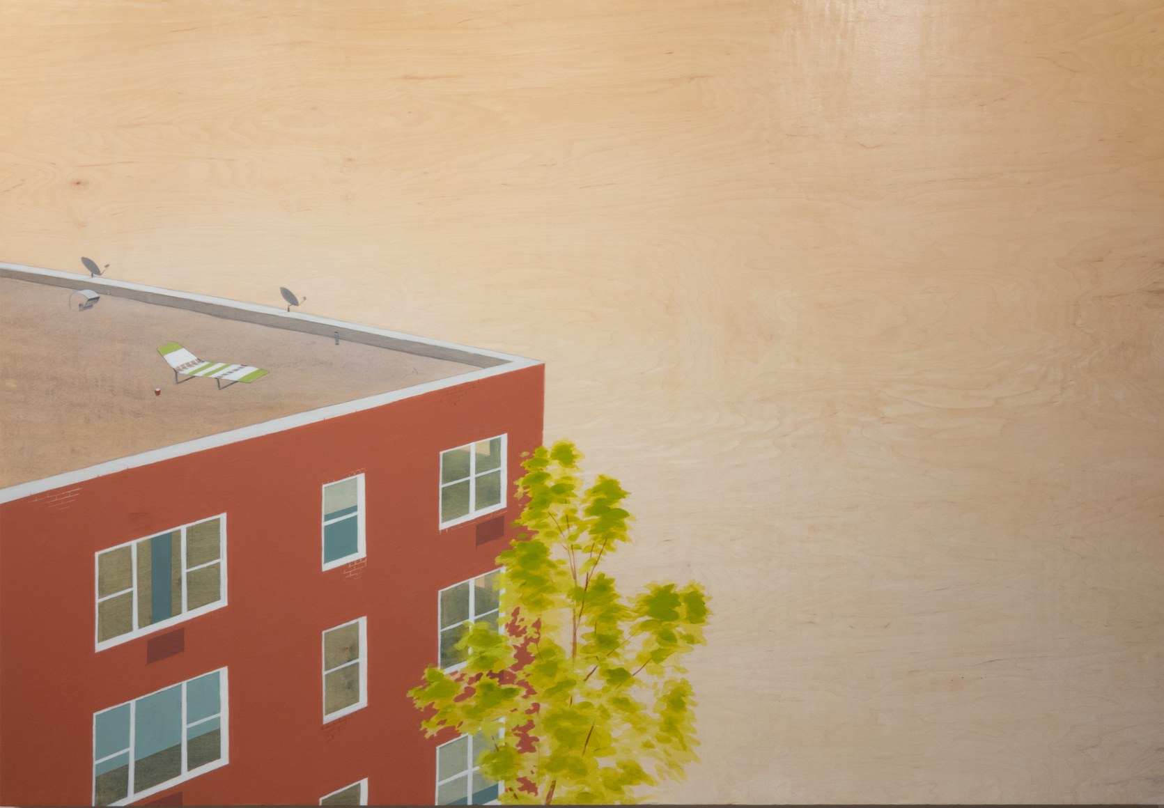 Chris Ballantyne, 'Rooftop with Lounge Chair', 2021