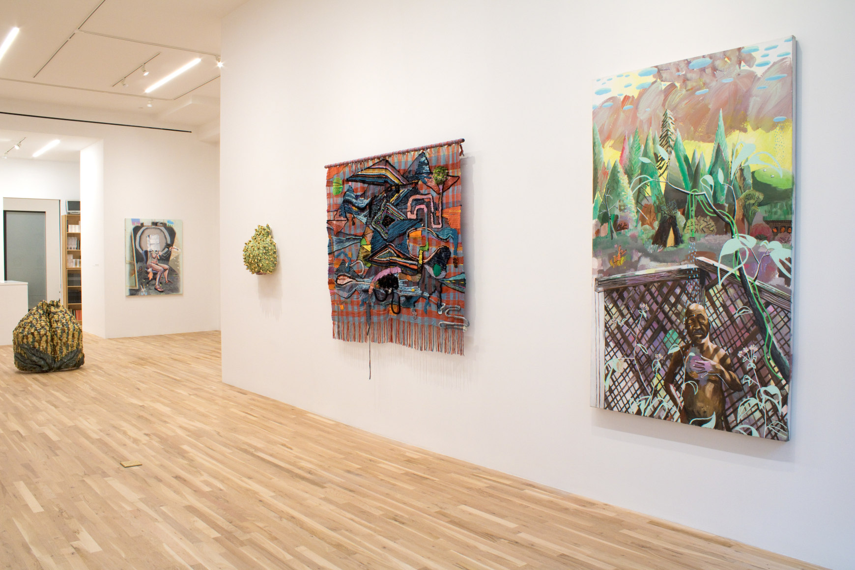 Installation view, Shapeshifters, George Adams Gallery, New York, 2021