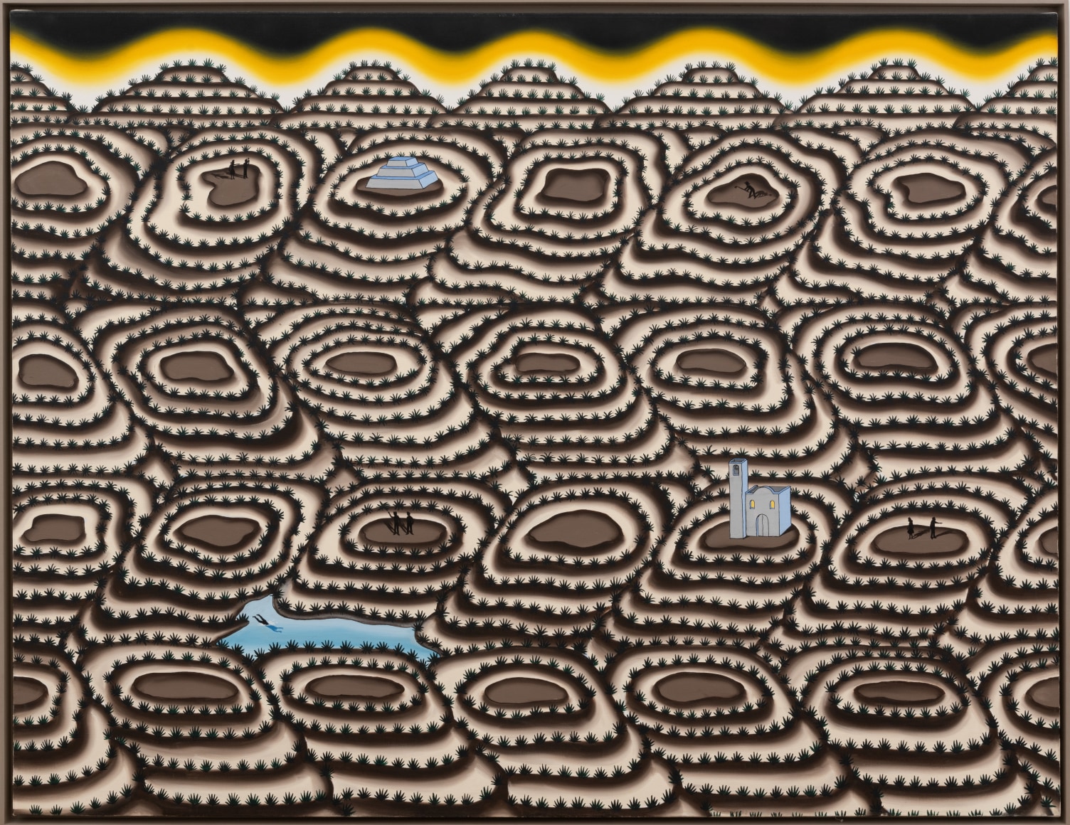 Roger Brown, 'Dzibilchaltun,' 1977