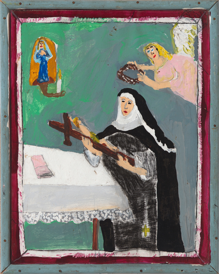 Katherine Sherwood, 'Crucified with Lace - Aggressive Women,' 1977