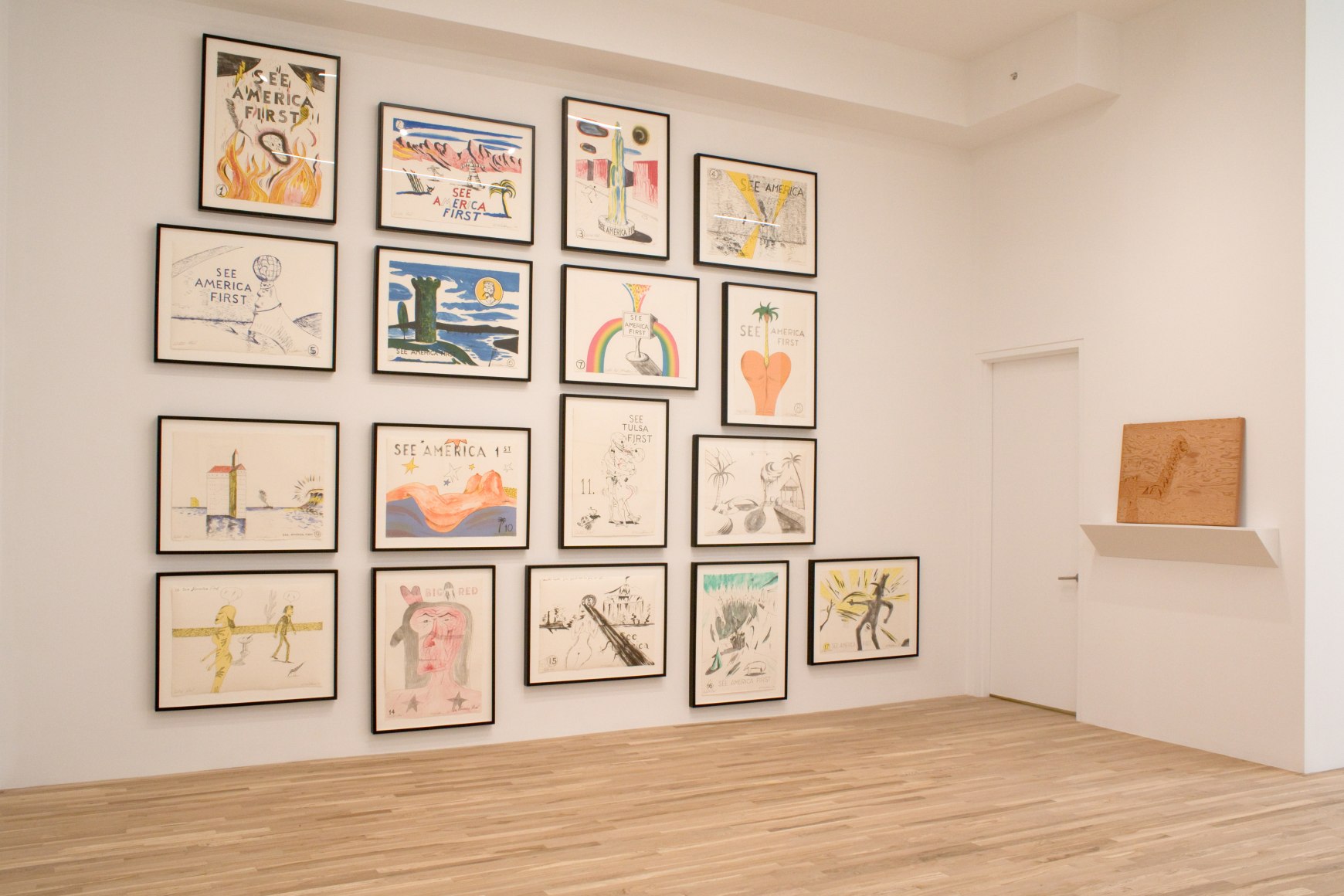 Installation view, H. C. Westermann: Le Bandeur, George Adams Gallery, New York, 2021.