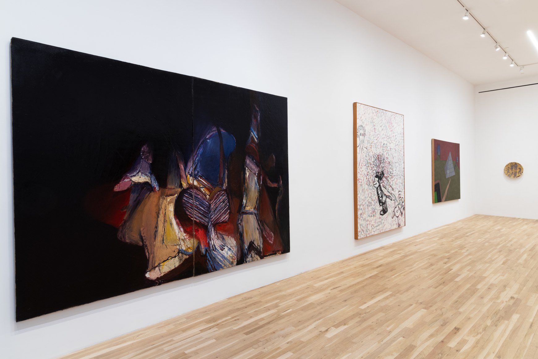 Installation view, Going Our Way, George Adams Gallery, New York, NY, 2024.