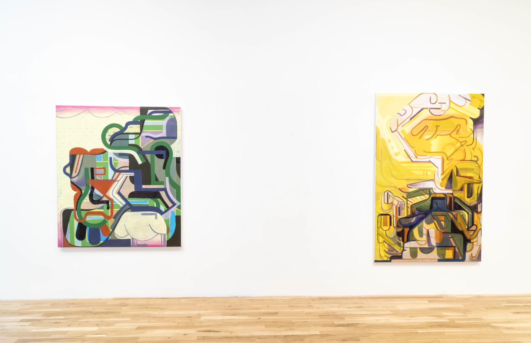 Installation view, Tom Burckhardt: 'Ulterior Motif', George Adams Gallery, New York, NY, 2024.