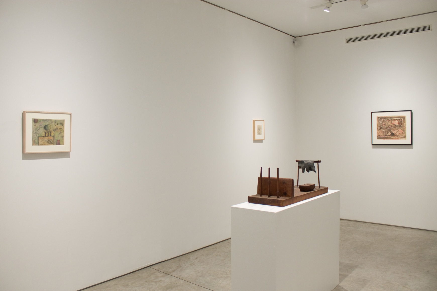 Installation view, Jeremy Anderson - Between, Beyond: 1953-64, George Adams Gallery, New York, 2019.