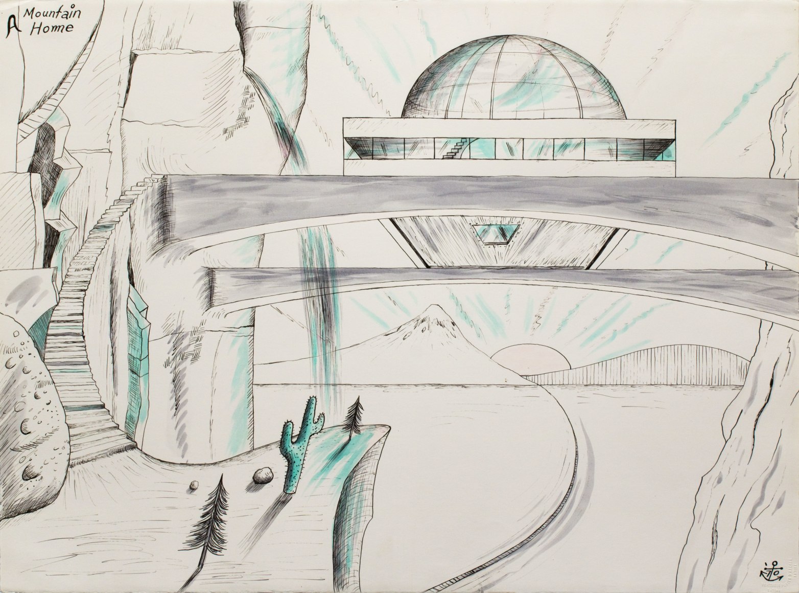 H.C. Westermann 'A Mountain Home' 1970