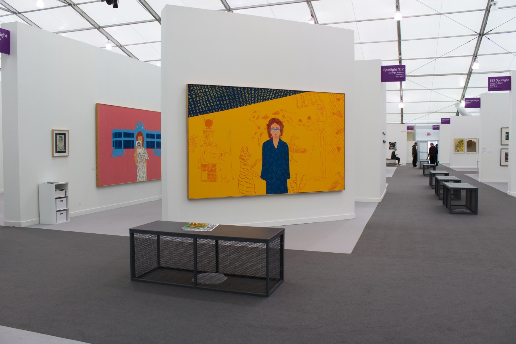 Installation View, Joan Brown, Frieze New York 2019, George Adams Gallery, New York, 2019.