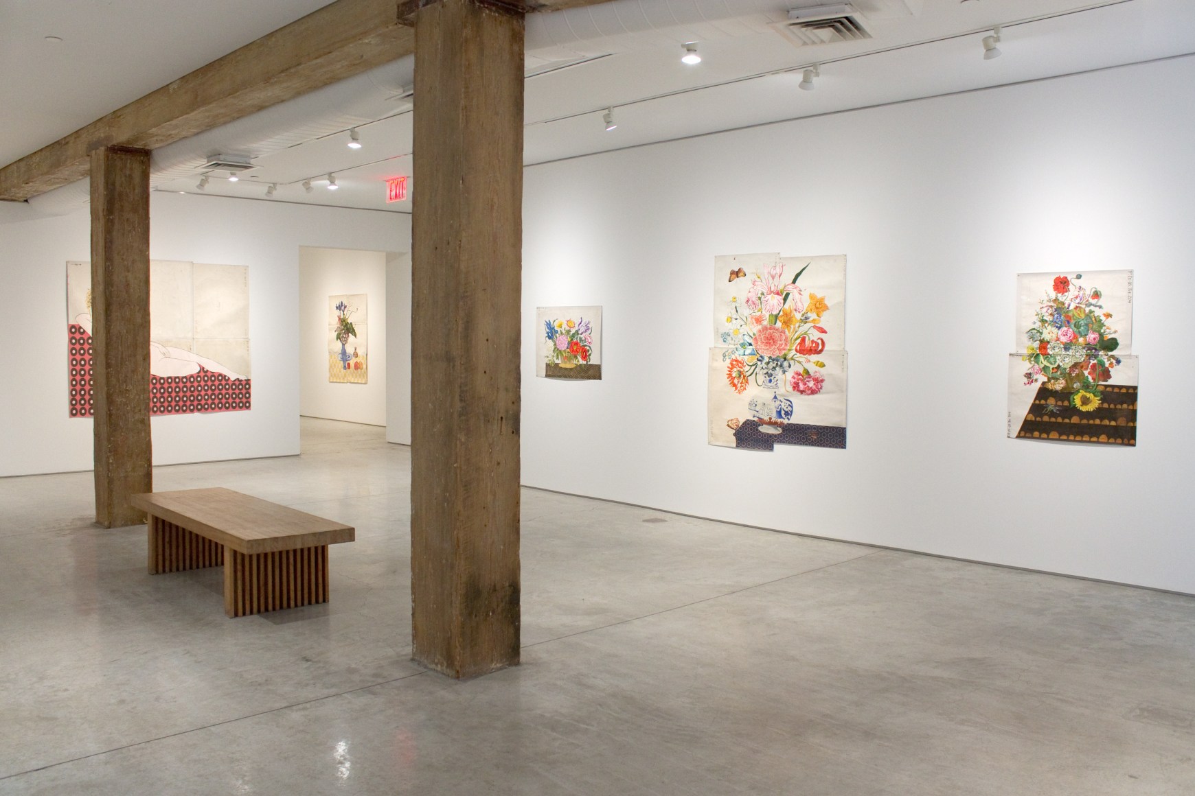 Installation View, Katherine Sherwood, In the Yelling Clinic: 2010-2019, George Adams Gallery, New York, 2019.