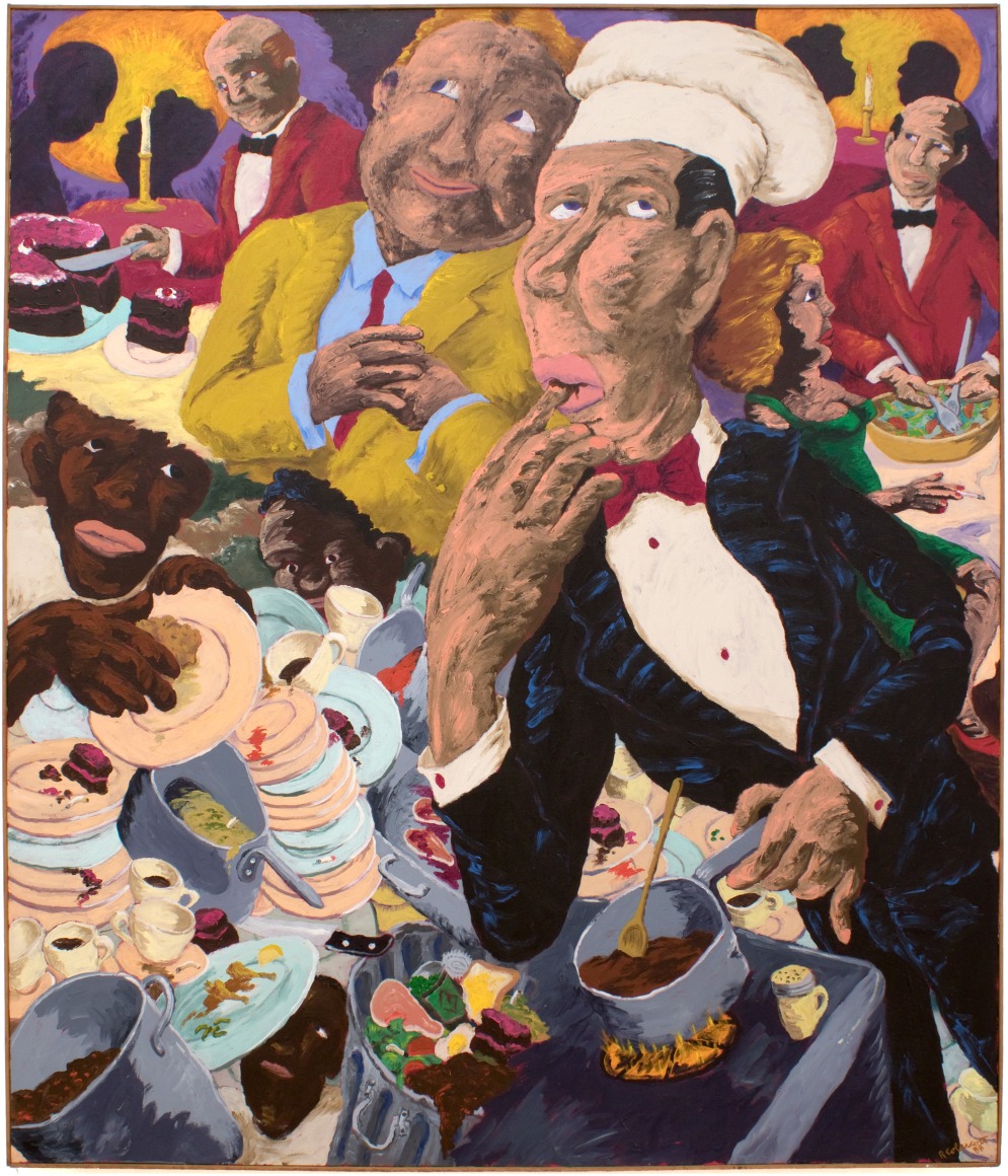 Robert Colescott  Nouvelle Cuisine  1988