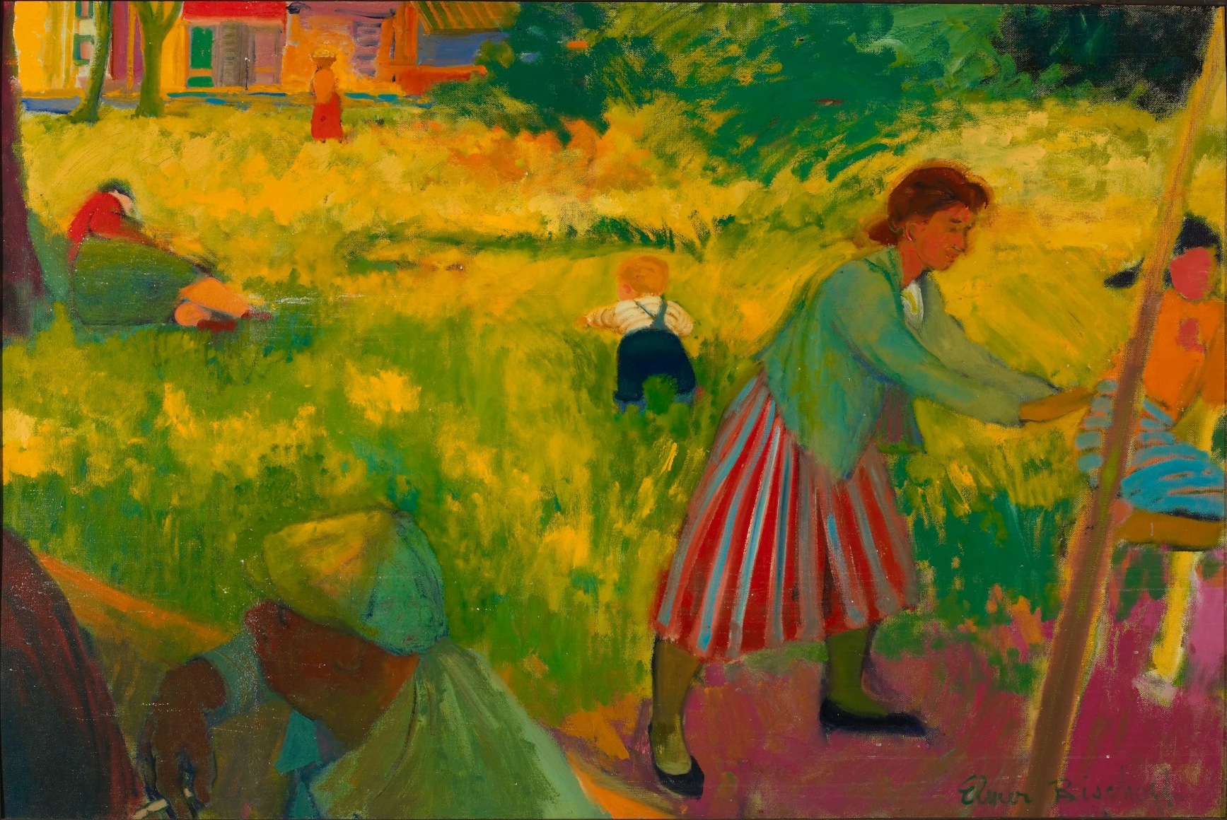 Elmer Bischoff, Cortez Square, 1953