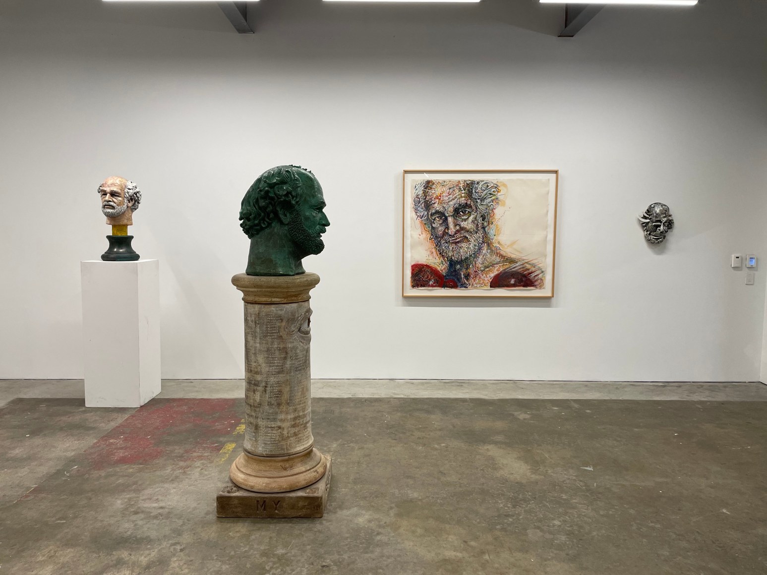Installation view 4, Robert Arneson, Self-Portraits: 1964 - 1992, George Adams Gallery at Minnesota Street Project, San Francisco, CA, 2023.
