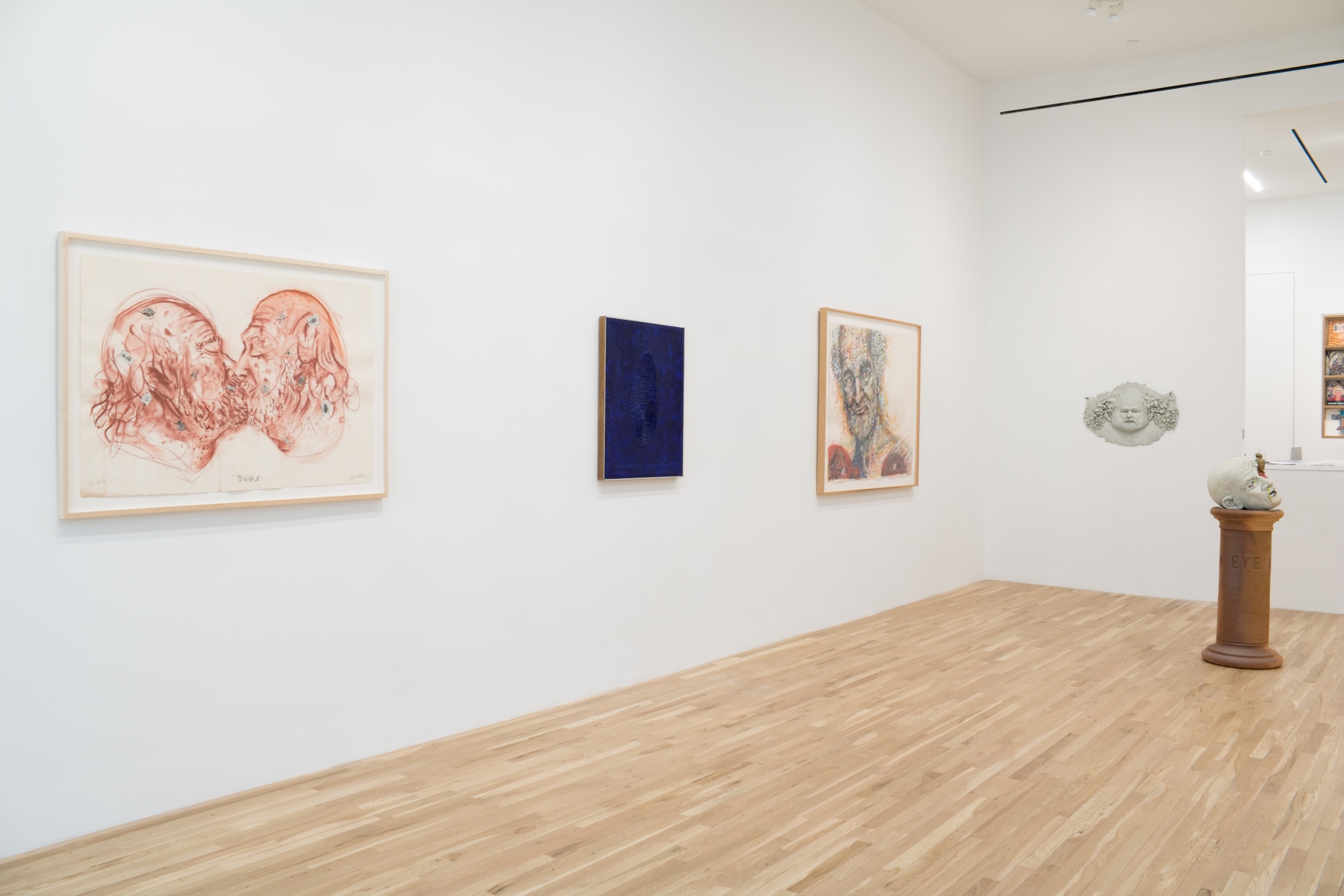 Installation view, Robert Arneson, 'Astonishing Possibilities for Self Expression,' George Adams Gallery, New York, NY, 2023.