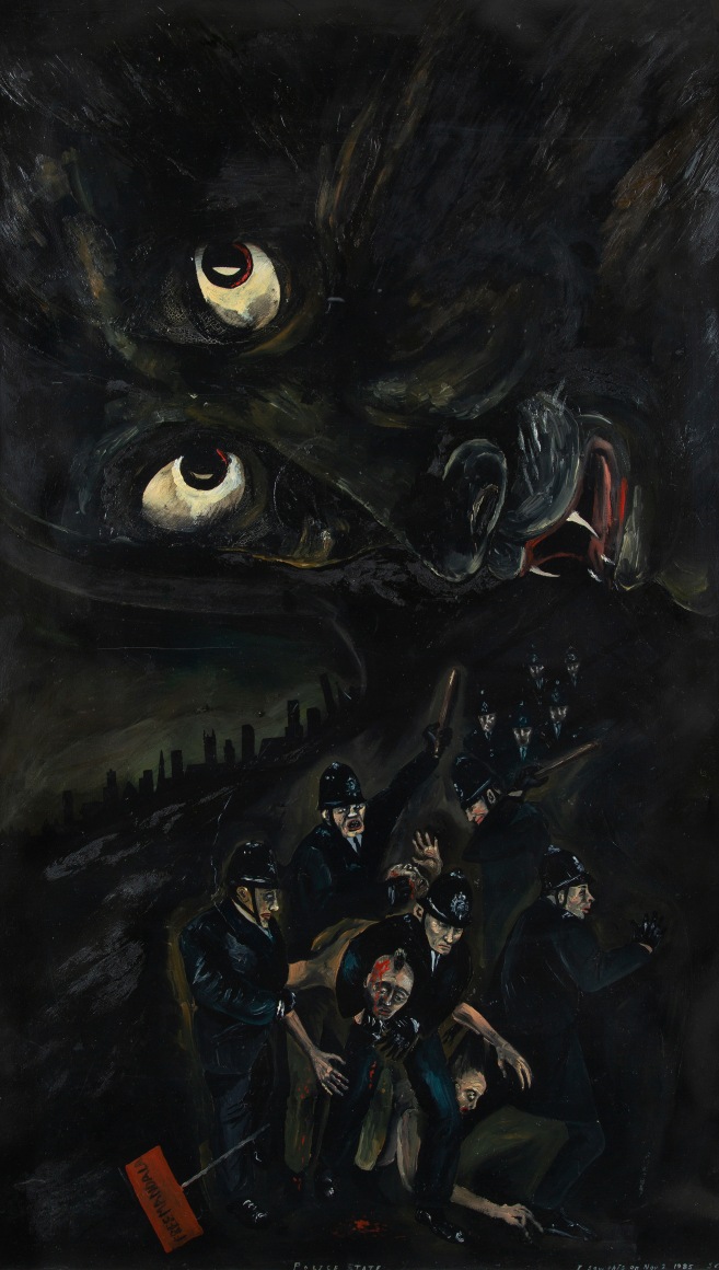Sue Coe, Police State, 1986