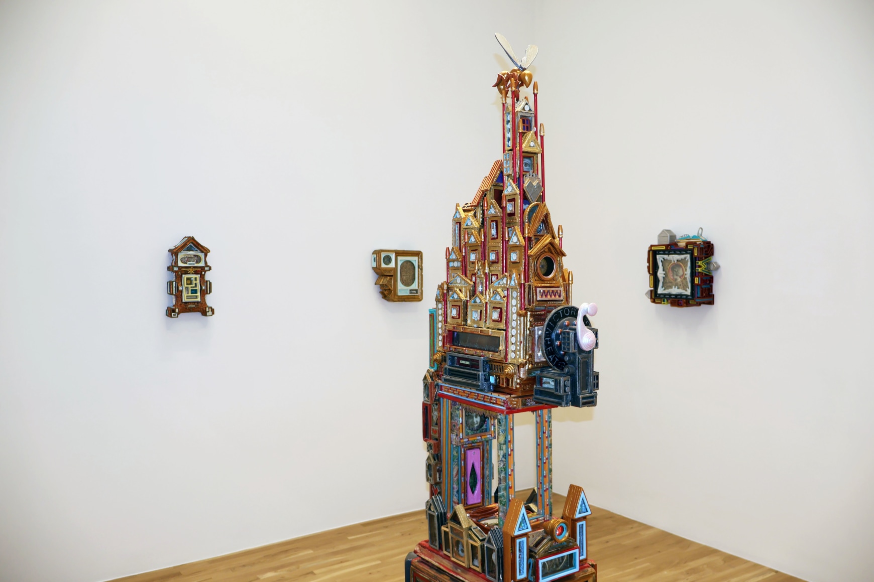 Installation view of Matjames Metson,&nbsp;A Tower,&nbsp;George Adams Gallery, New York, NY, 2023.