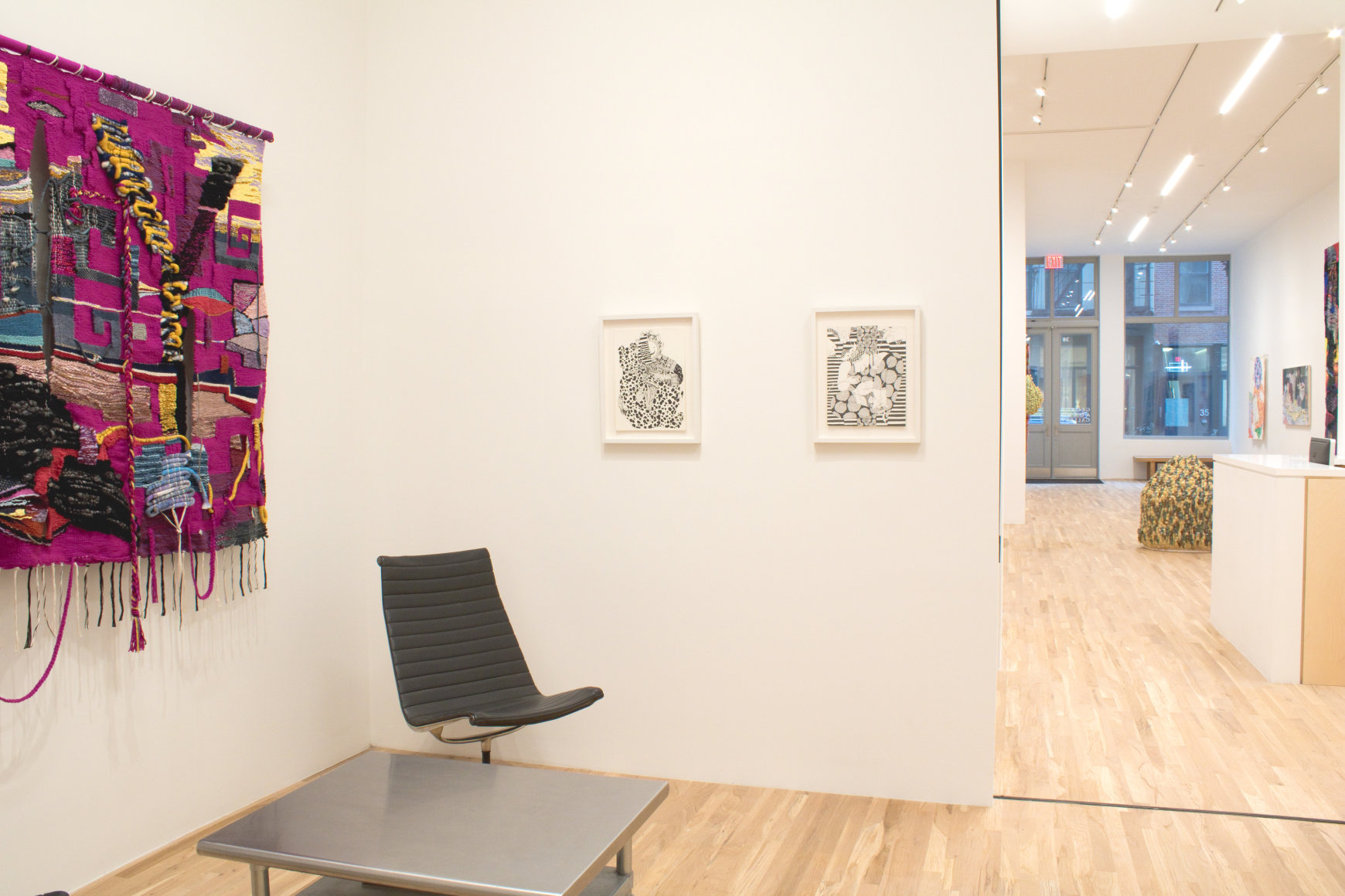 Installation view, Shapeshifters, George Adams Gallery, New York, 2021