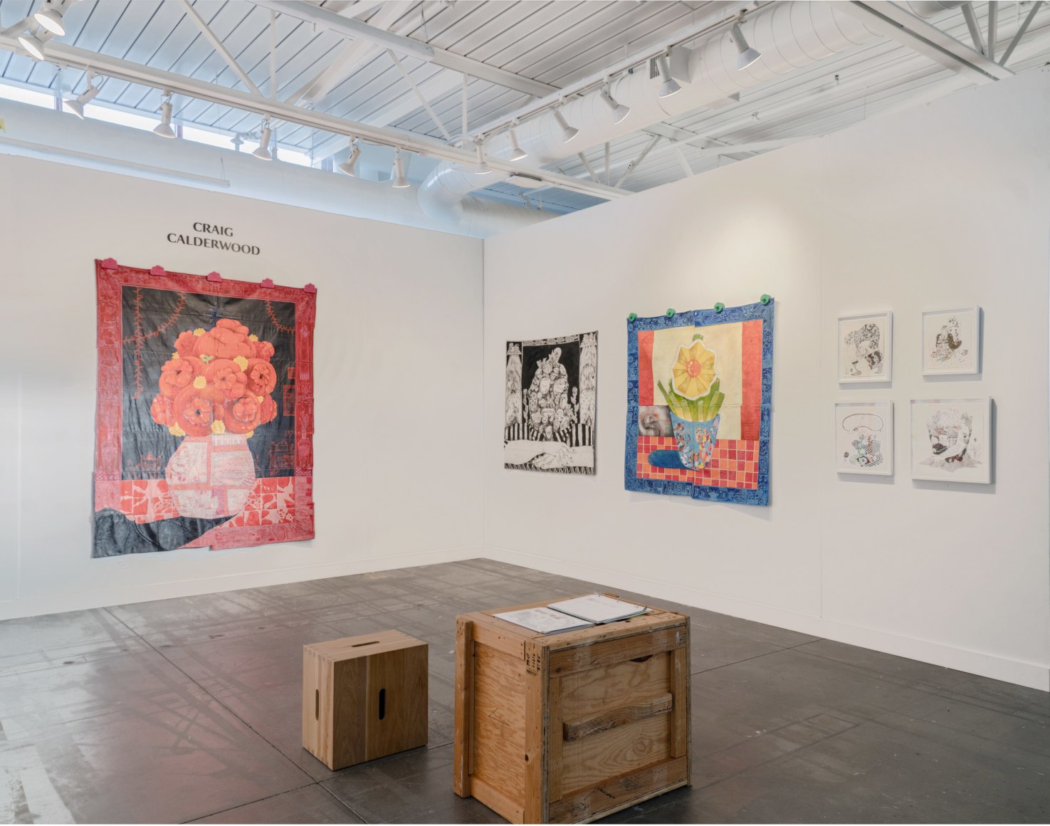 Installation view, Craig Calderwood, George Adams Gallery at FOG Design+Art, San Francisco, CA, 2024.