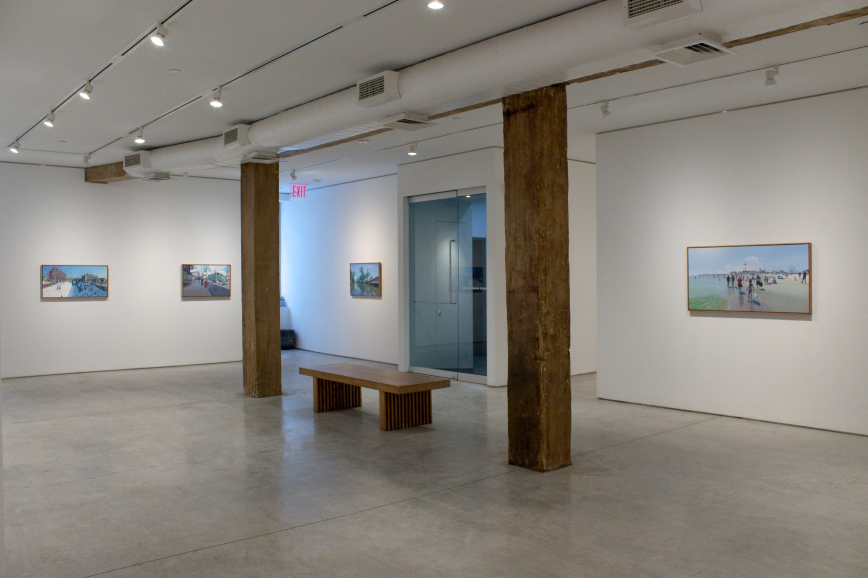 Installation View, Andrew Lenaghan, Places Have Their Moments, George Adams Gallery, New York, 2020.