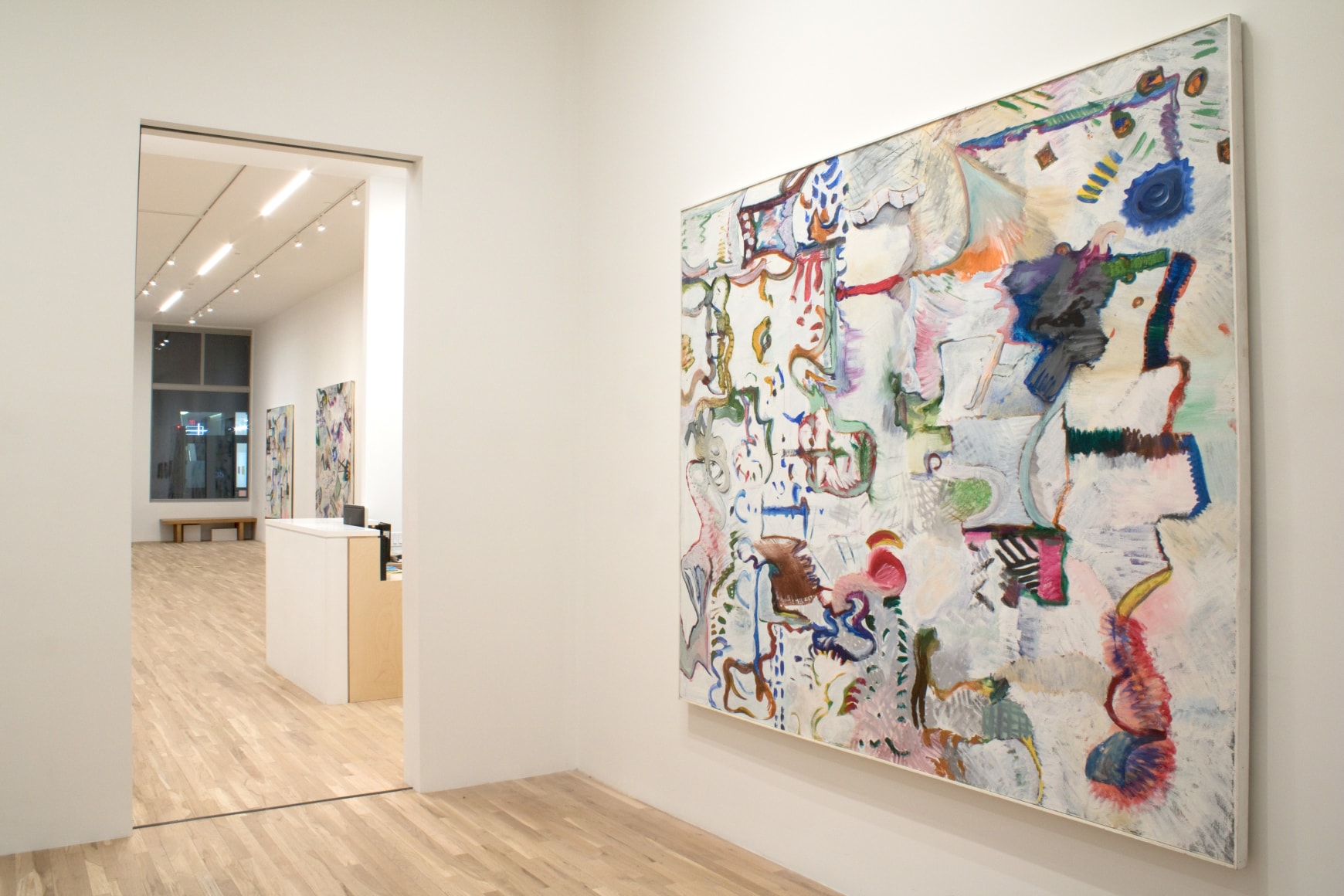 Installation view, Elmer Bischoff/Tom Burckhardt: A Dialogue, George Adams Gallery, New York, 2022