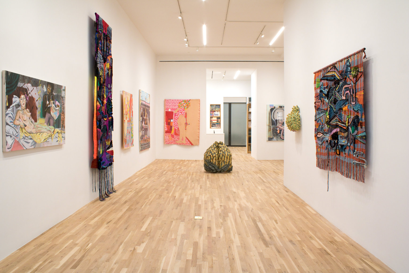 Installation view, Shapeshifters, George Adams Gallery, New York, 2021