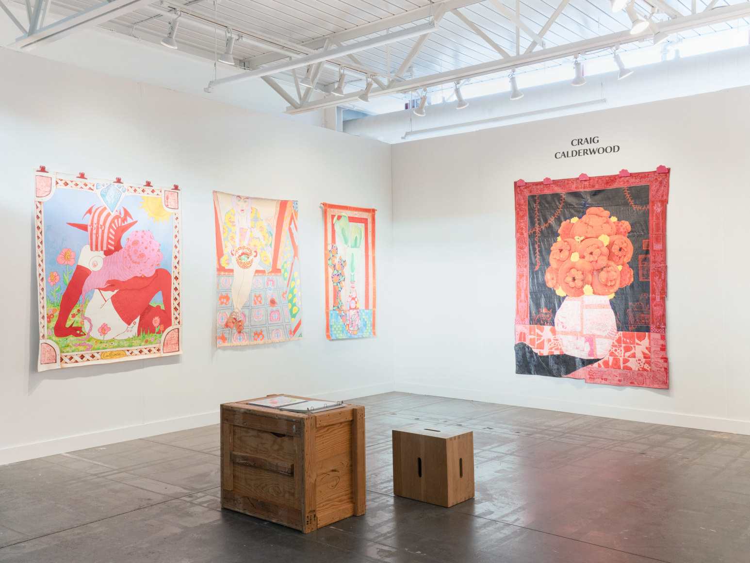 Installation view, Craig Calderwood, FOG Design+Art, San Francisco, CA, 2024.
