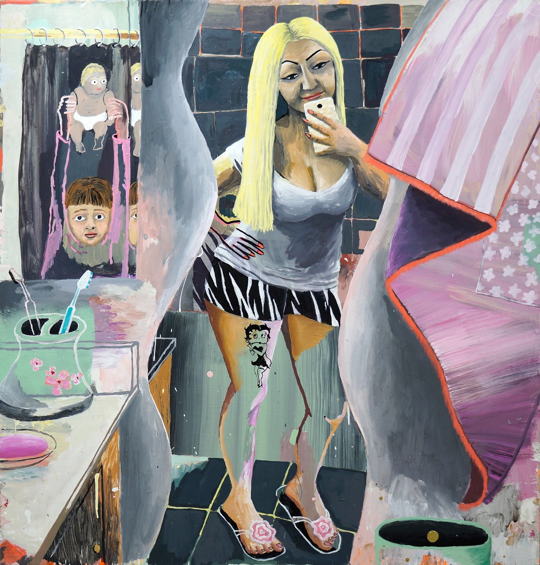 Cate White, Celeste Guap Selfie