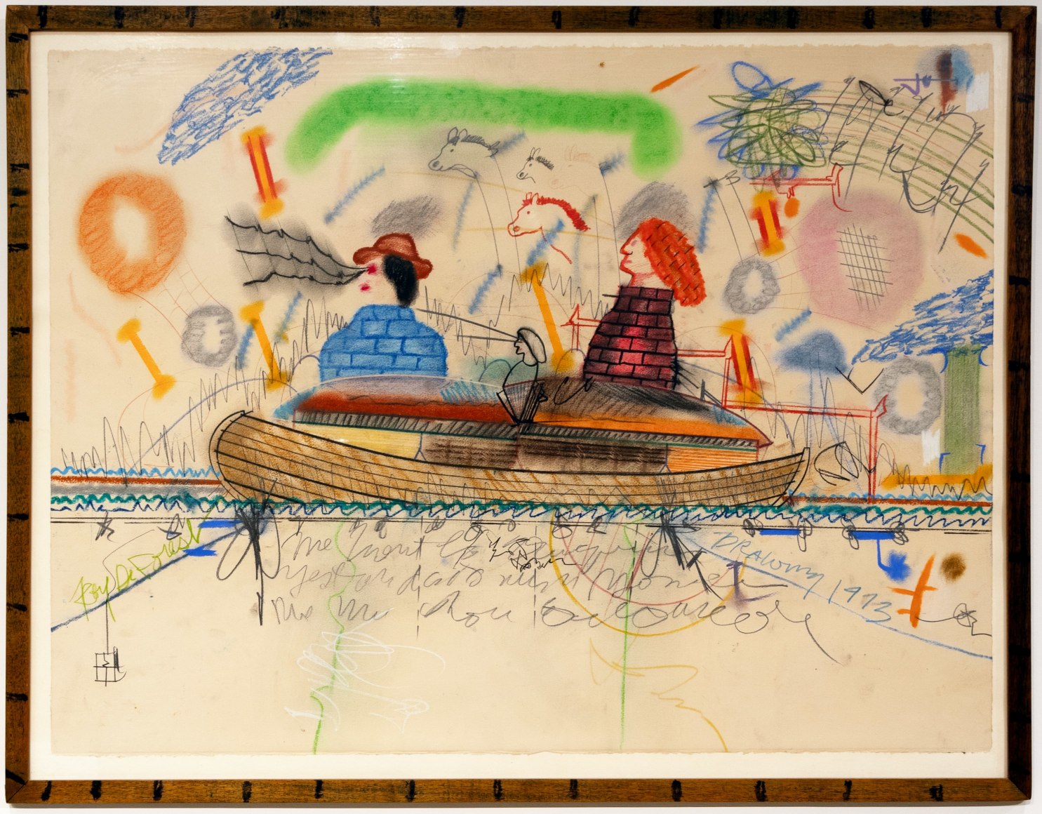 Roy De Forest, Untitled, 1973