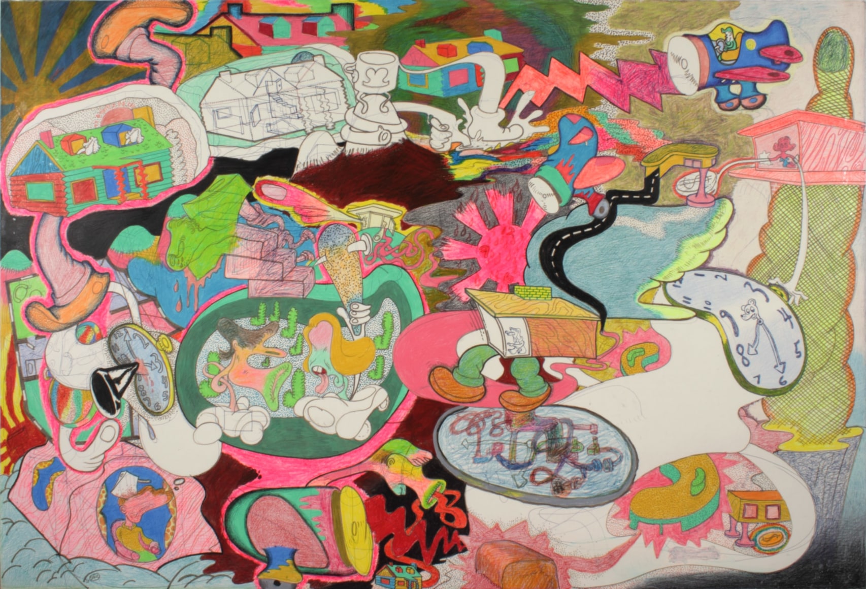 Peter Saul: Paintings and Drawings, 1956-1976 - Exhibitions - George ...