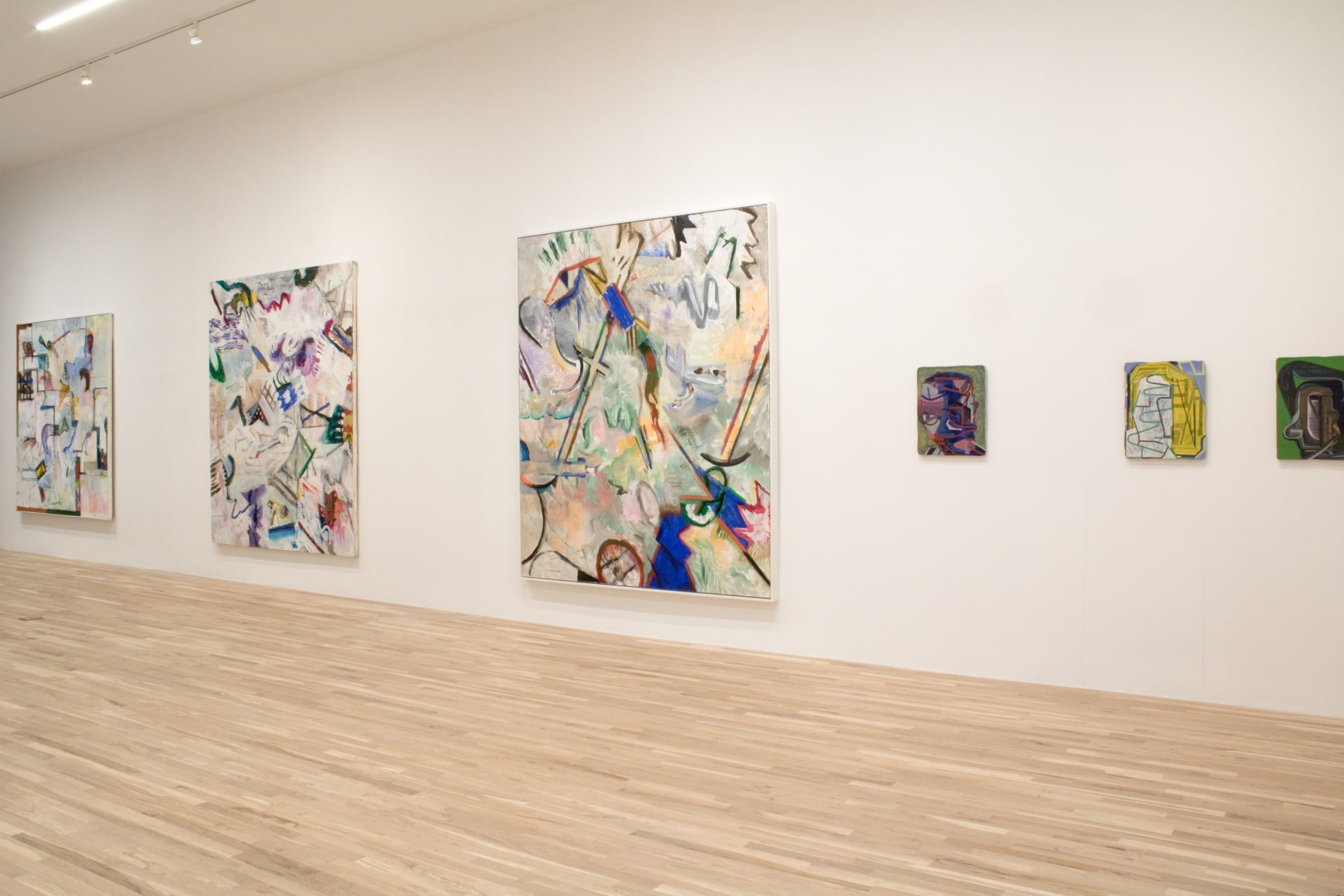 Installation view, Elmer Bischoff/Tom Burckhardt: A Dialogue, George Adams Gallery, New York, 2022