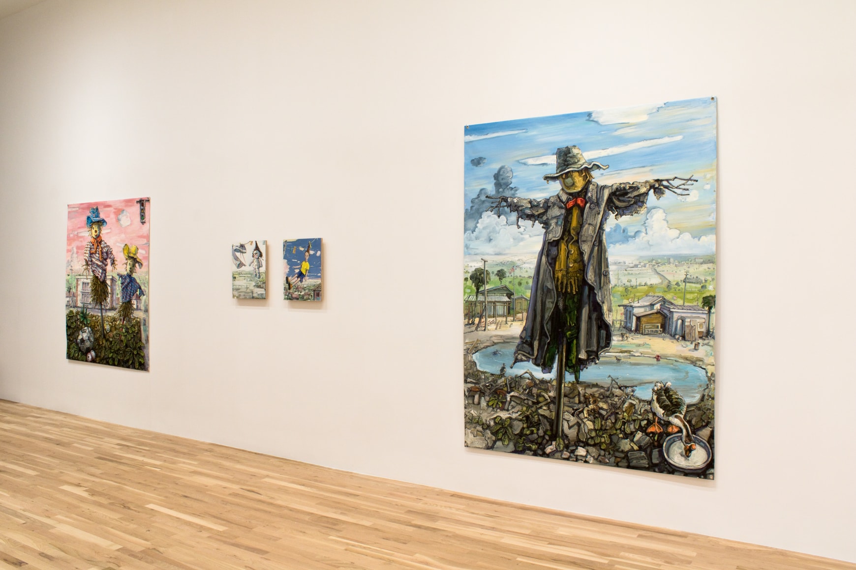 Installation view, Amer Kobaslija, In Passing, George Adams Gallery, New York, 2021.