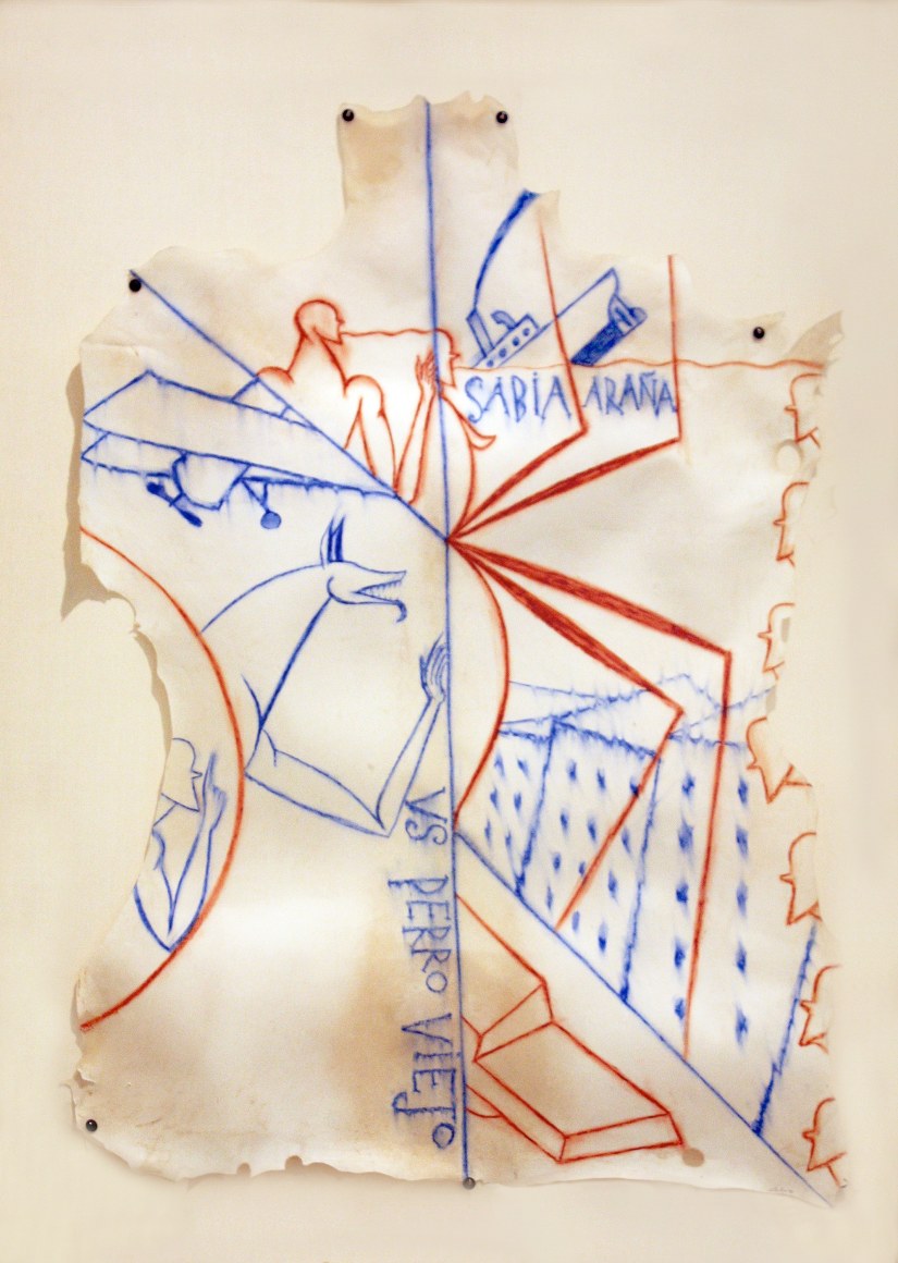 Jose Bedia, Sabia Arana vs Perro Viejo, 1997