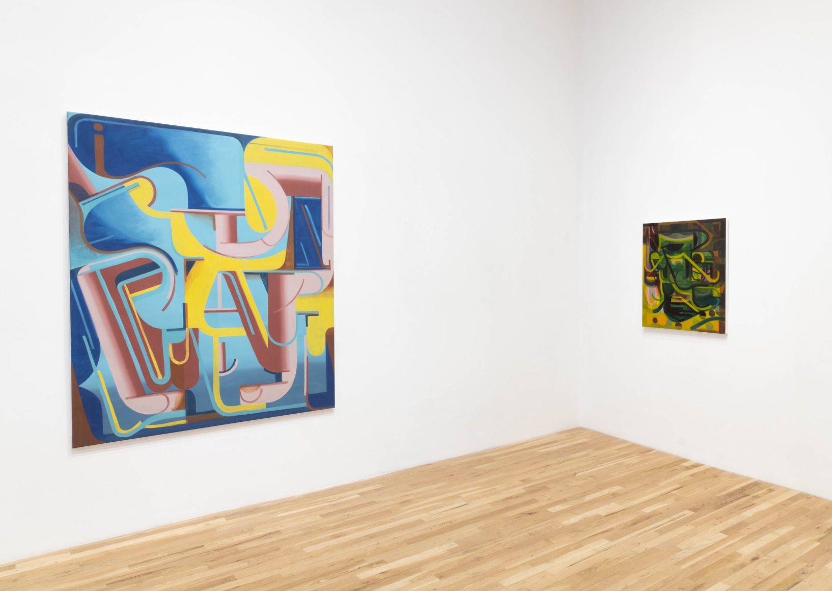 Installation view, Tom Burckhardt: 'Ulterior Motif', George Adams Gallery, New York, NY, 2024.