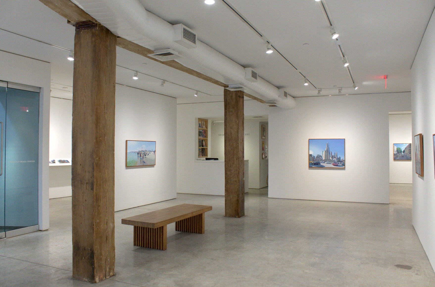Installation View, Andrew Lenaghan, Places Have Their Moments, George Adams Gallery, New York, 2020.