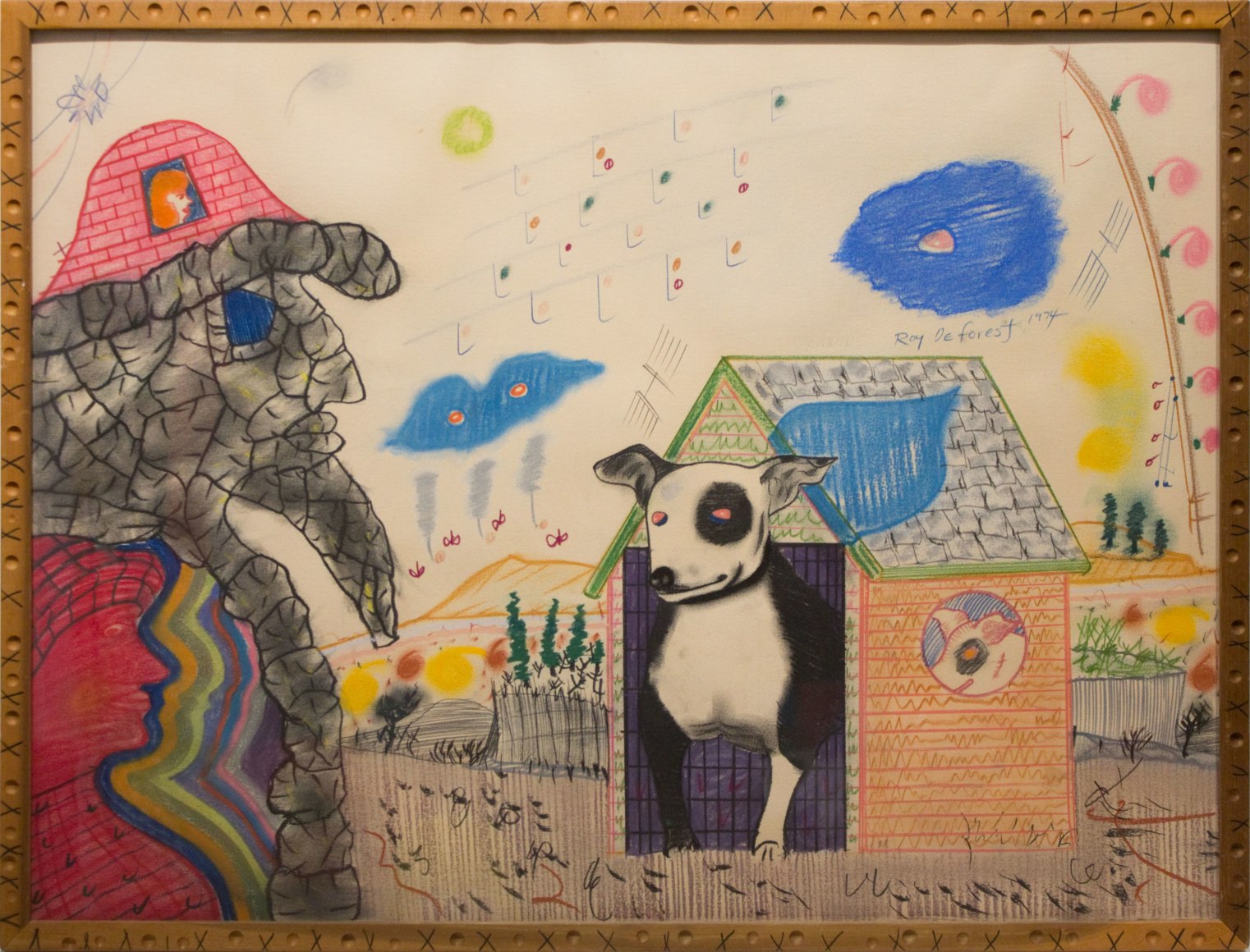 Untitled (Dog/Doghouse)  1974