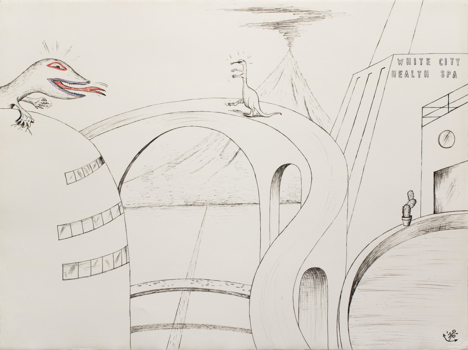 H.C. Westermann 'White City Health Spa' 1970