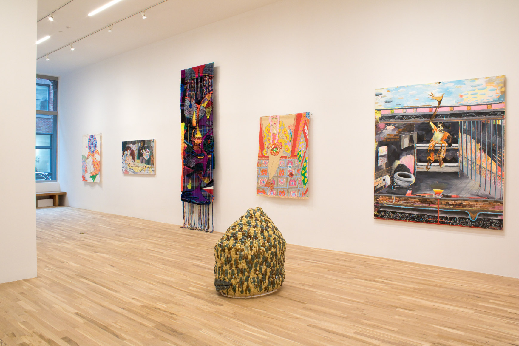 Installation view, Shapeshifters, George Adams Gallery, New York, 2021