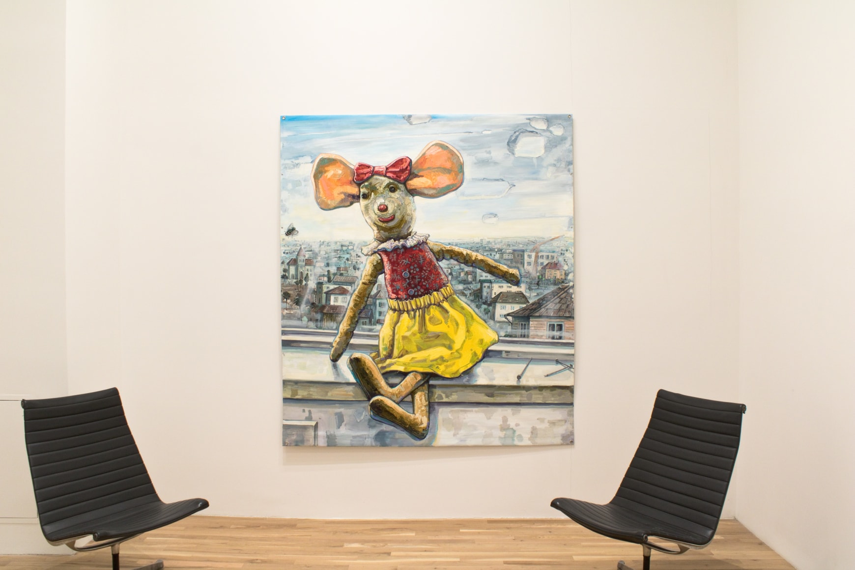 Installation view, Amer Kobaslija,&nbsp;In Passing, George Adams Gallery, New York, 2021.