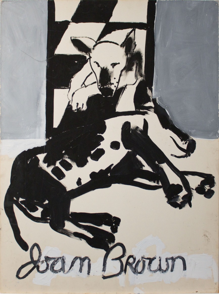 Joan Brown, Joan Brown (Bob the Dog Twice), 1961