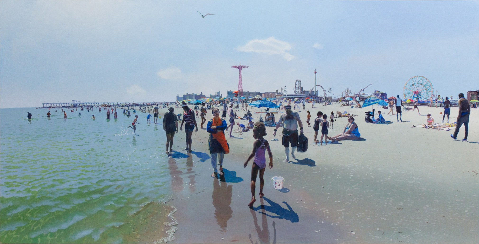Andrew Lenaghan, Coney Island in July 2019