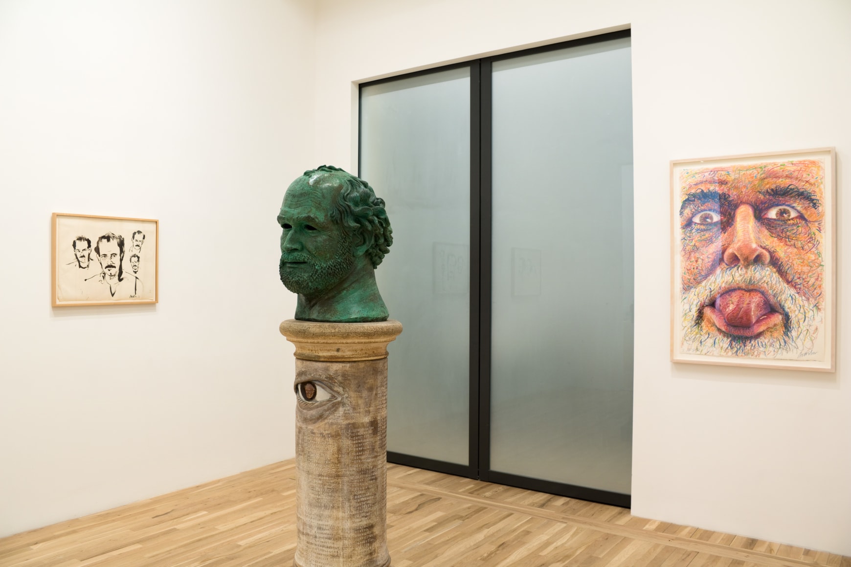 Installation view, Robert Arneson, 'Astonishing Possibilities for Self Expression,' George Adams Gallery, New York, NY, 2023.