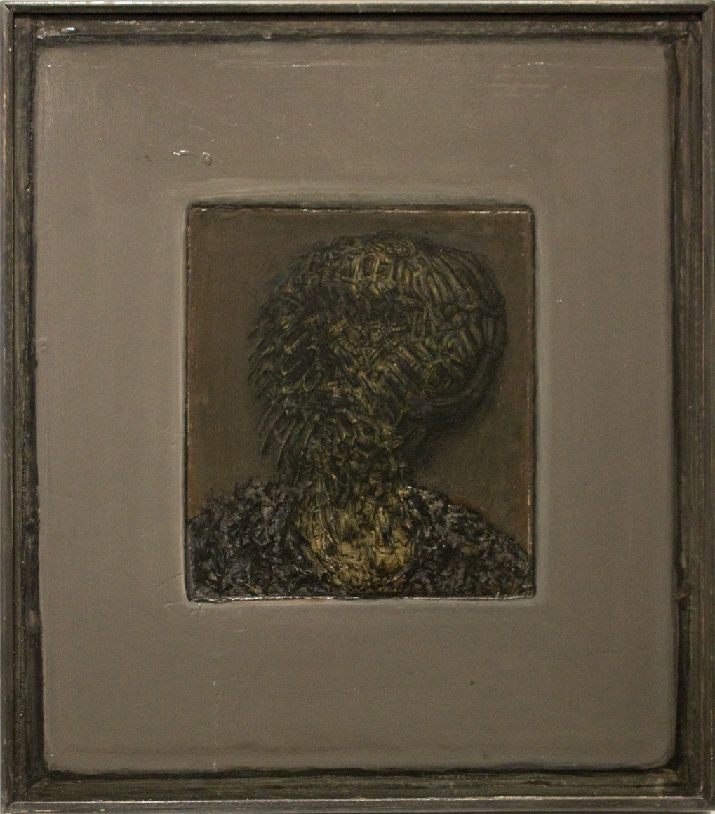 Gregory Gillespie, Peg's Grandmother (Dark) 1996