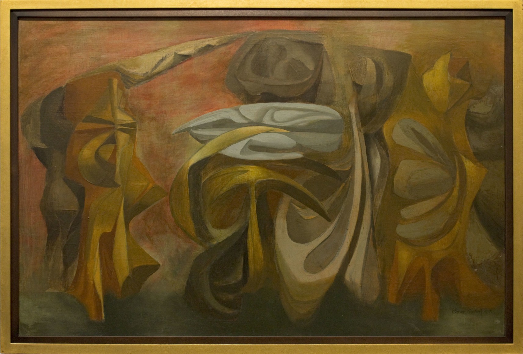 Group in Amber Light