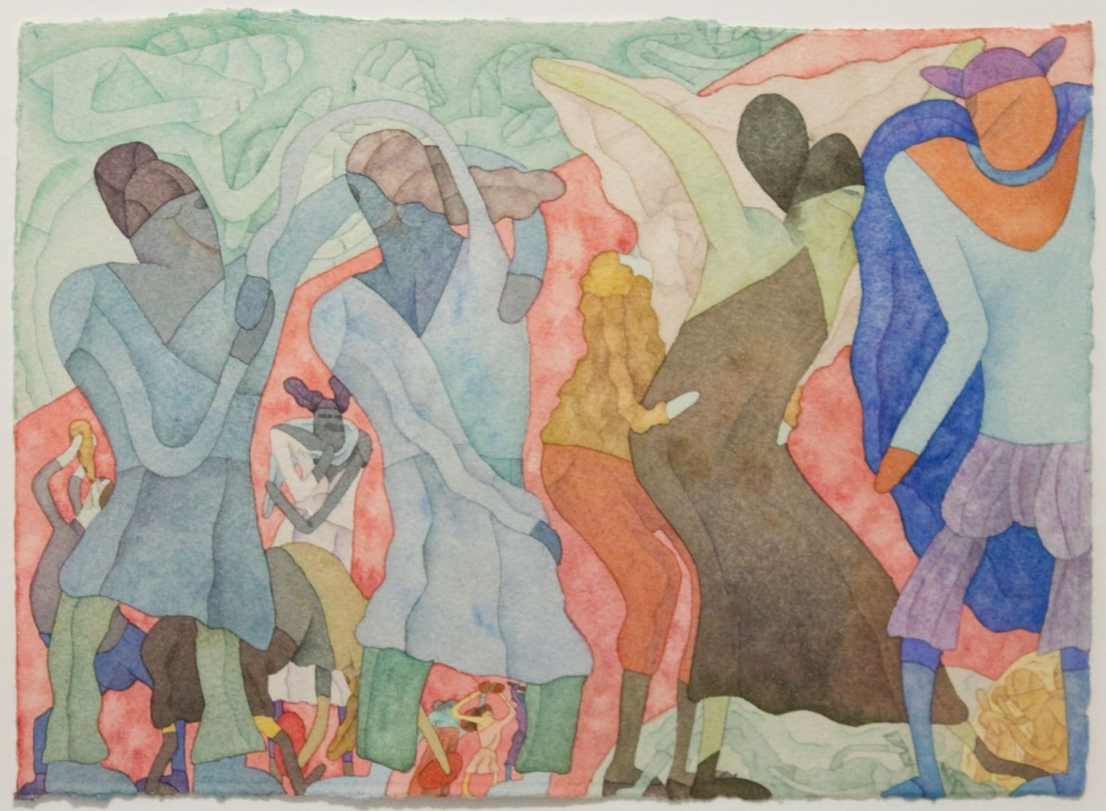 Gladys Nilsson, 'Fancy Dress Ball (After 'Their Stylish New Clothes')', 1975