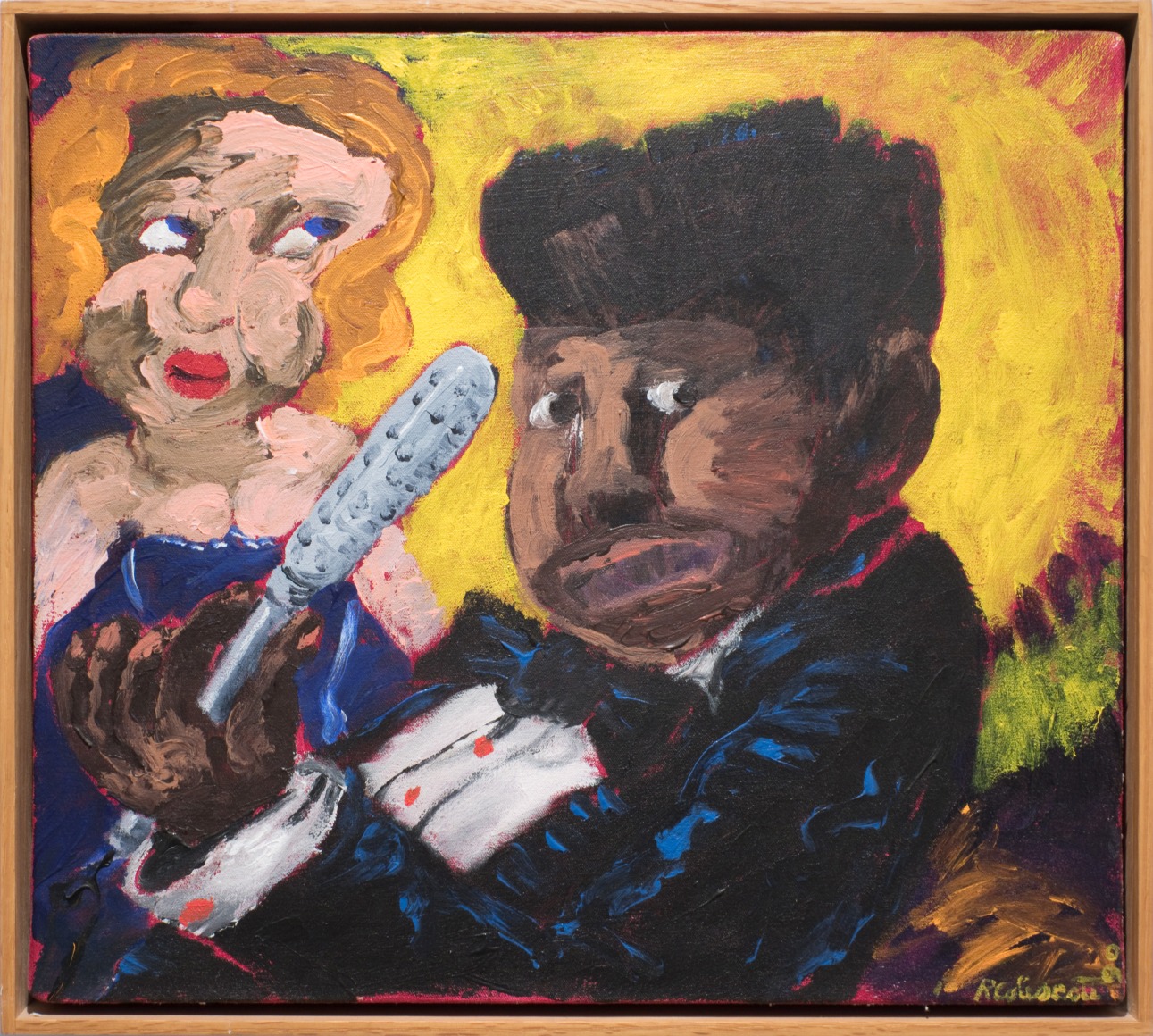 Robert Colescott  Blues' Angel  1990