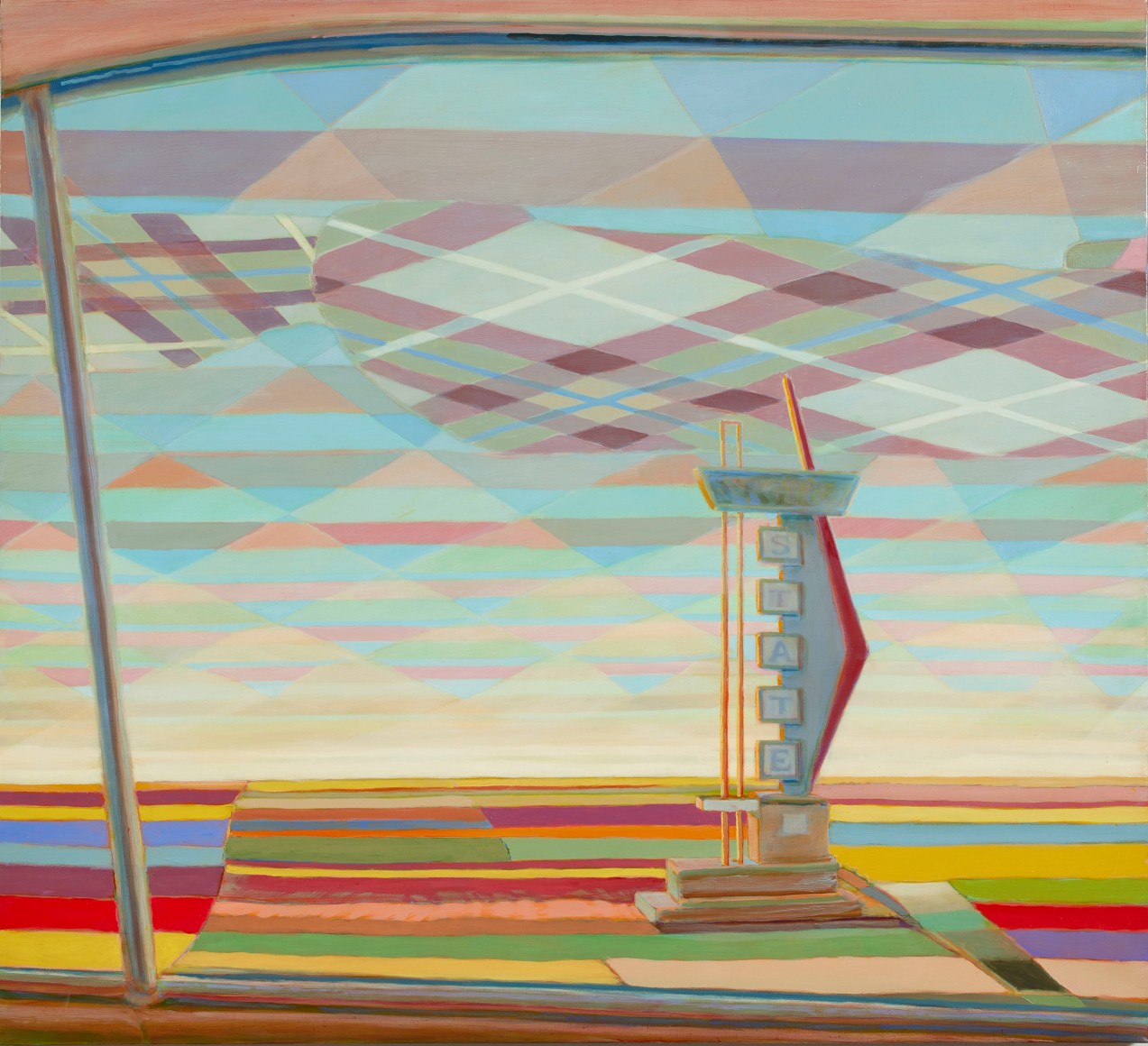 State Line, 2019, Oil on linen