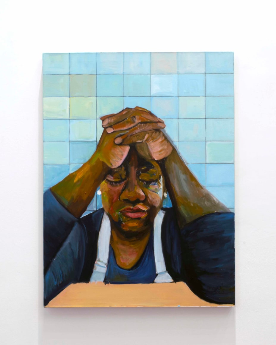 Praying Hands, 2020, Oil on canvas