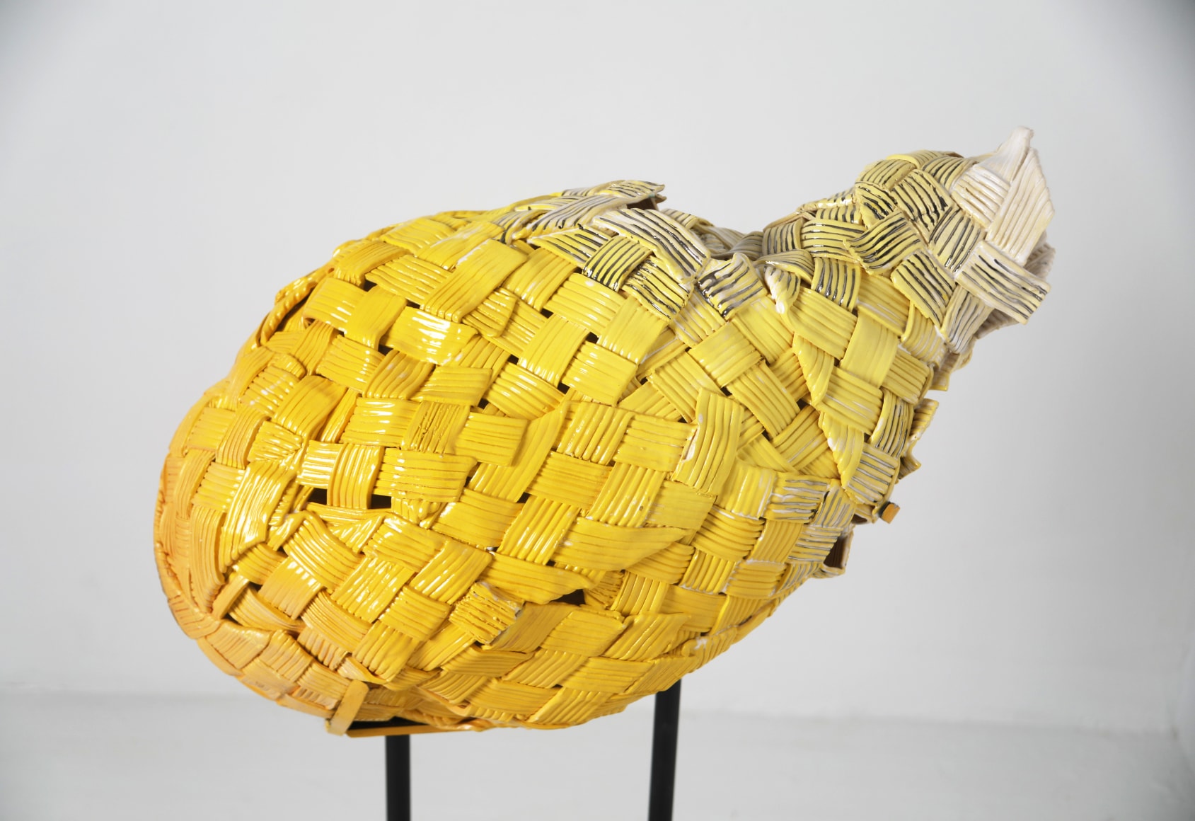 Anina Major  Plait No. 00305042021, 2021  Stoneware, luster  35.5 x 67.3 x 31.7 cm / 14 x 26 1/2 x 14 in