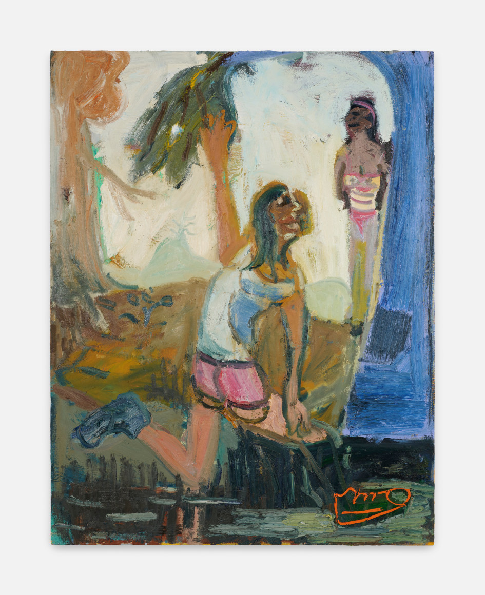 Dan Schein  Cruel Optimism, 2022  Oil on canvas  147 x 114 cm / 58 x 45 in