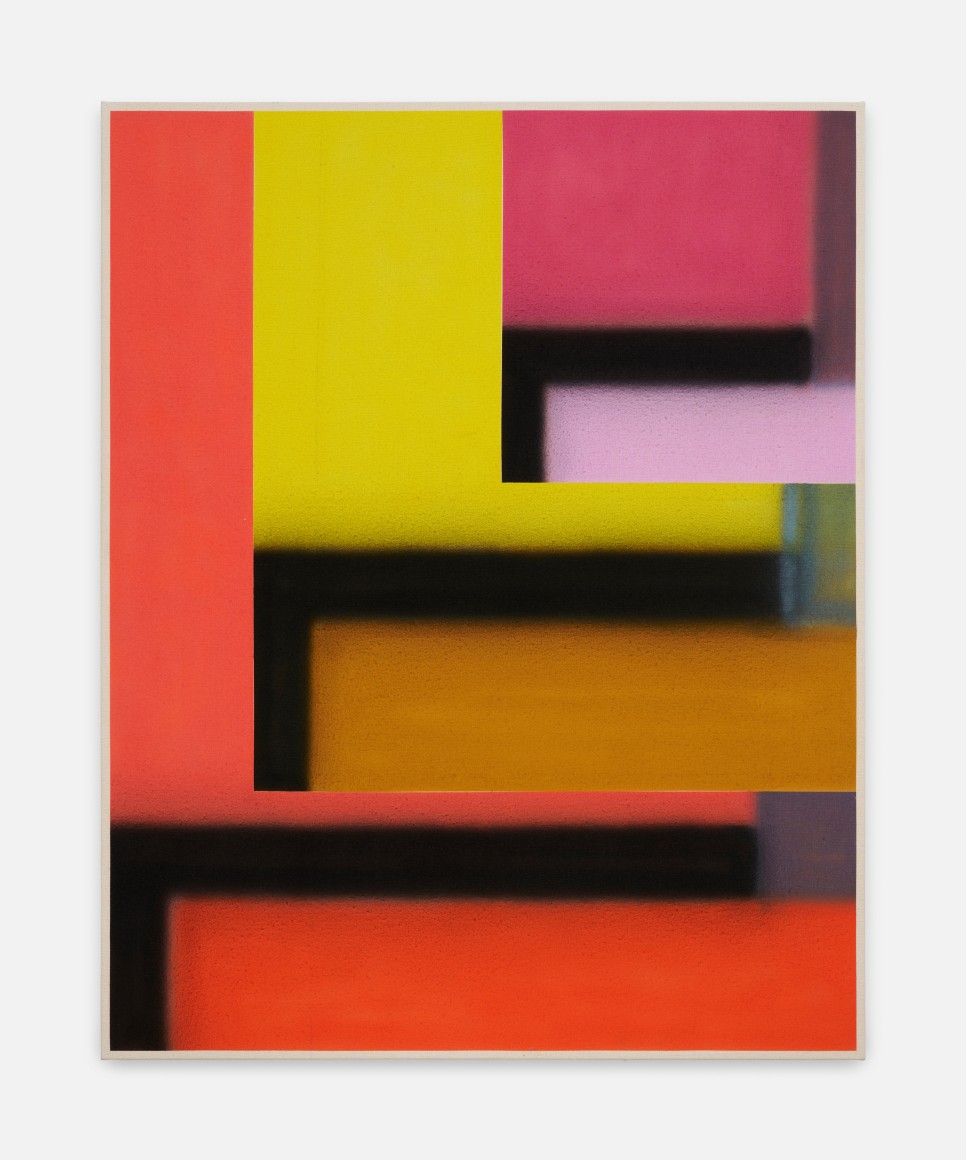 Russell Tyler  Open Windows, 2022  Acrylic on canvas  127 x 101.5 cm / 50 x 40 in