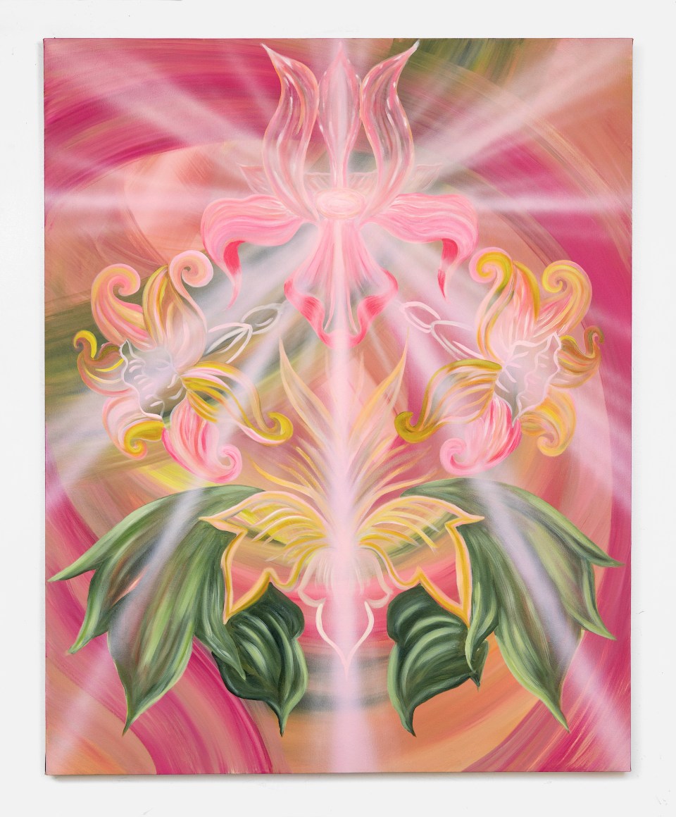 Calli Moore  Springtide Renaissance II, 2023  Acrylic and oil on canvas  152.5 x 122 cm | 60 x 48 in