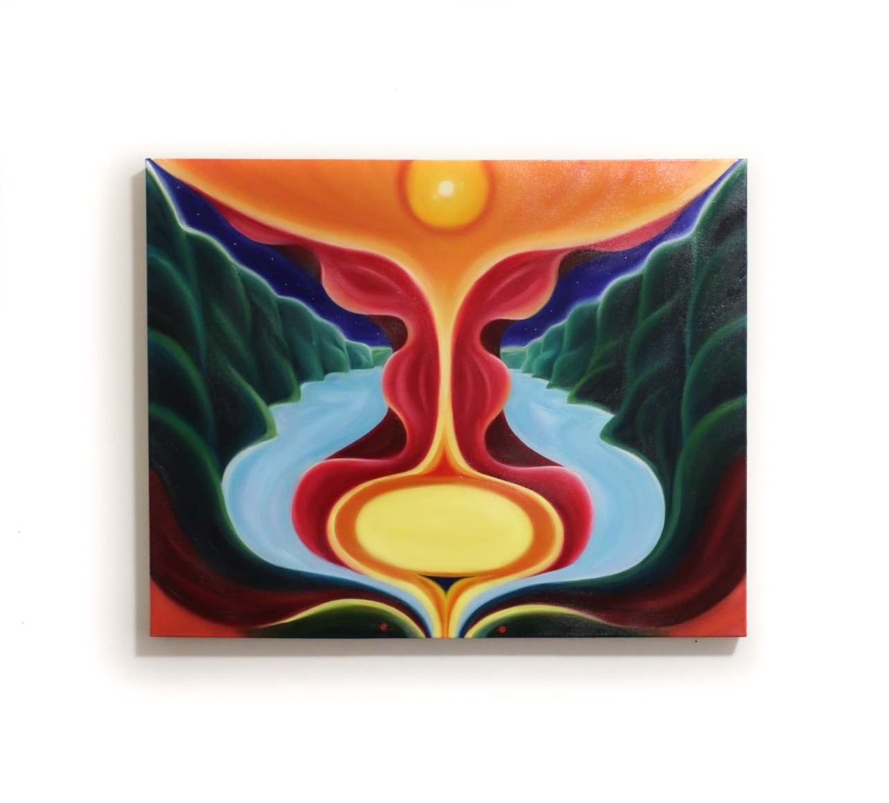 Zoe McGuire  Wishing Well, 2022  Oil on canvas  61 x 76 cm / 24 x 30 in